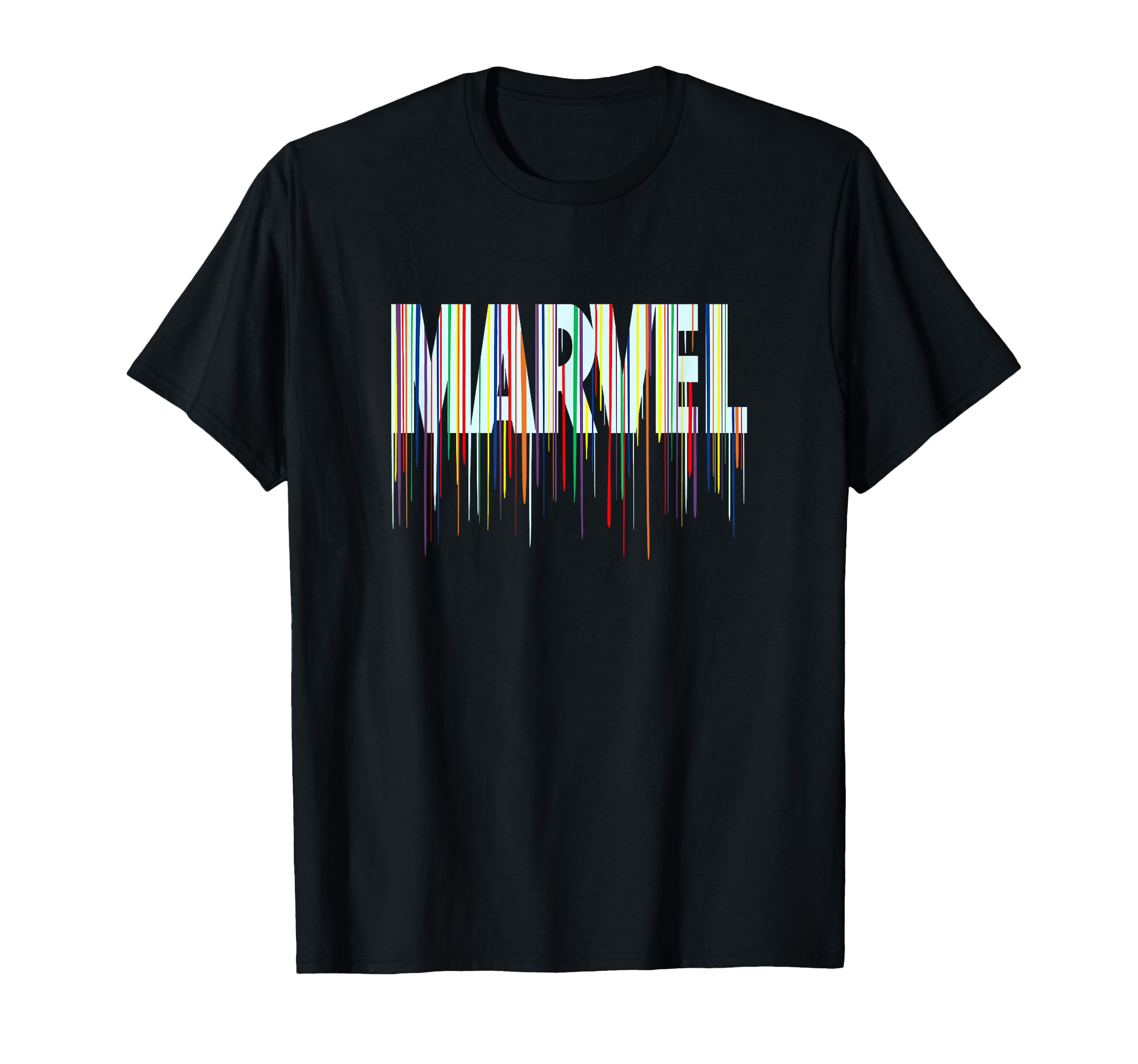 Marvel Comics Rainbow Paint Drip Logo T-Shirt - Graphic Print for Adults - T-Shirt, Sweatshirt, Hoodie
