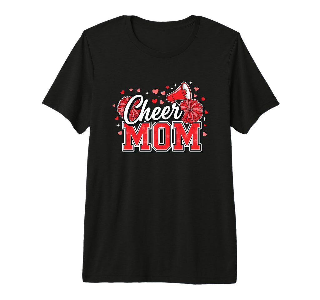 Cheer Mom Spirit Squad Cheerleading Mom T-Shirt - Trendy Graphic Men Women - T-Shirt, Sweatshirt, Hoodie
