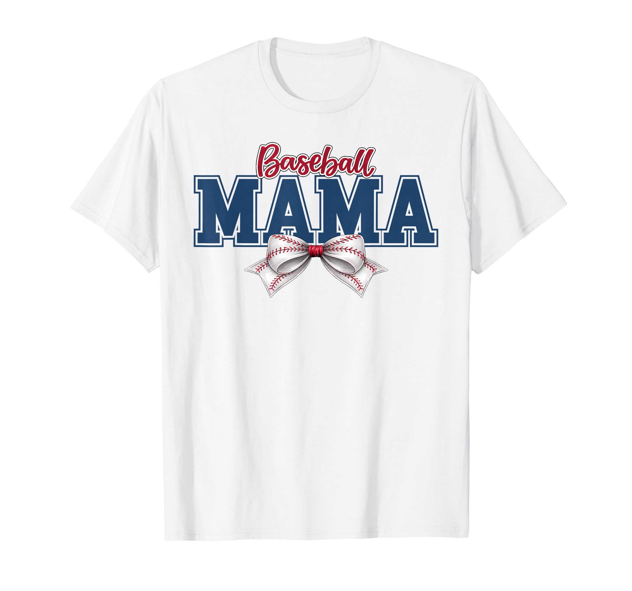 Baseball Mama Coquette Bow Game Day T-Shirt - Trendy Graphic Men Women - T-Shirt, Sweatshirt, Hoodie