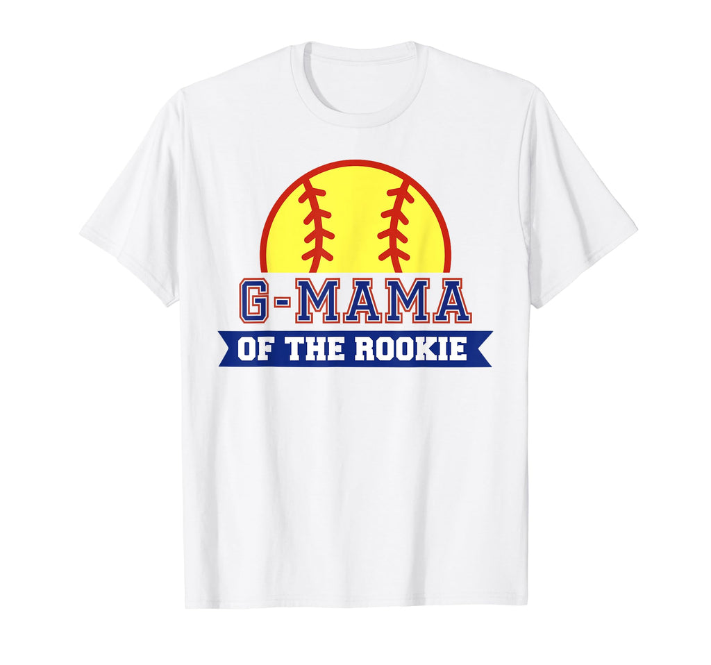 G Mama Rookie 1St Birthday Softball T-Shirt - Custom Art Print for Adults - T-Shirt, Sweatshirt, Hoodie