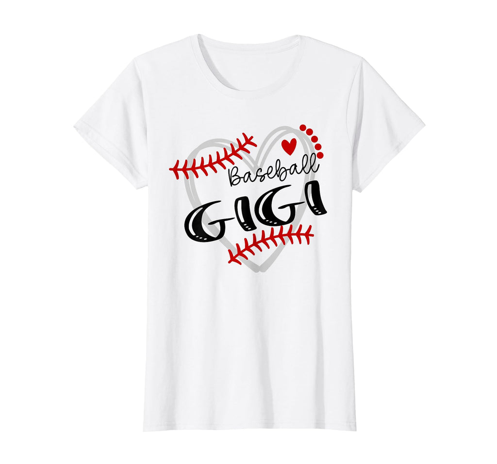 Personalized Baseball Heart Gigi T-Shirt - Casual Everyday Wear for Adults - T-Shirt, Sweatshirt, Hoodie
