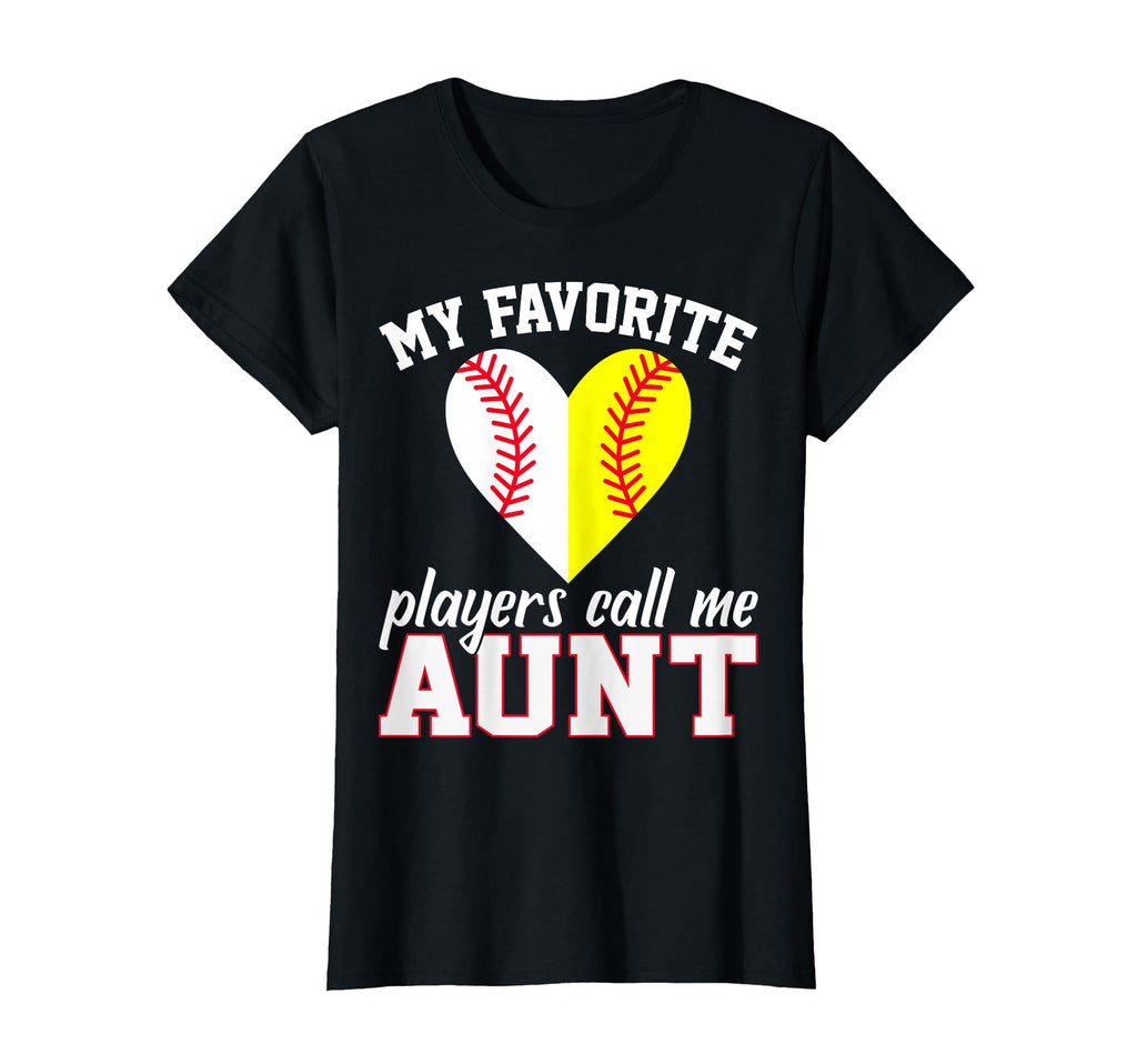 My Favorite Players Call Me Aunt T-Shirt - Custom Art Print Men Women - T-Shirt, Sweatshirt, Hoodie