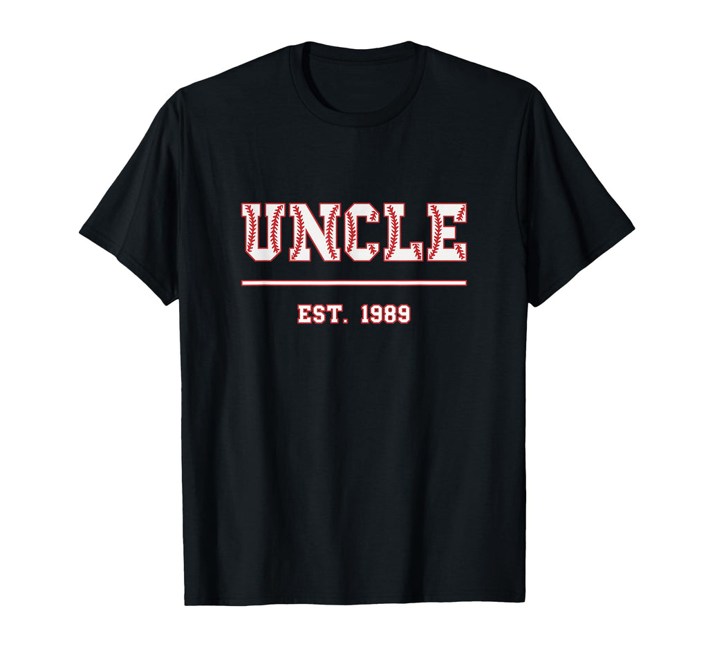 Uncle Est 1989 Funny Sports Year T-Shirt - Unique Graphic for Adults - T-Shirt, Sweatshirt, Hoodie