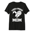 Loud Proud Mom Soccer Volleyball T-Shirt - Minimalist Print for Adults - T-Shirt, Sweatshirt, Hoodie