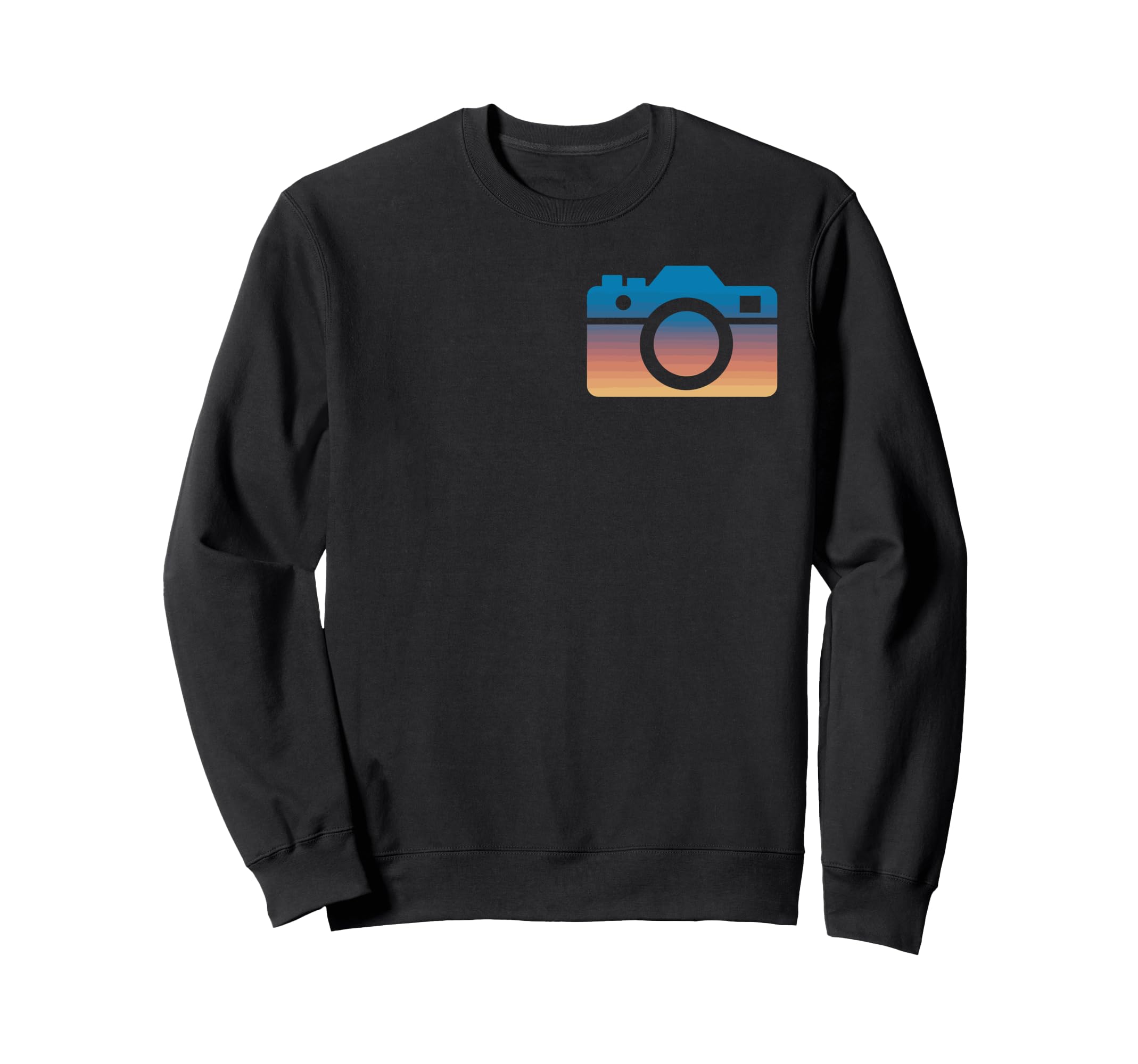 Sunset Camera Photography Lover Camera Sweatshirt - Graphic Print Men Women - T-Shirt, Sweatshirt, Hoodie