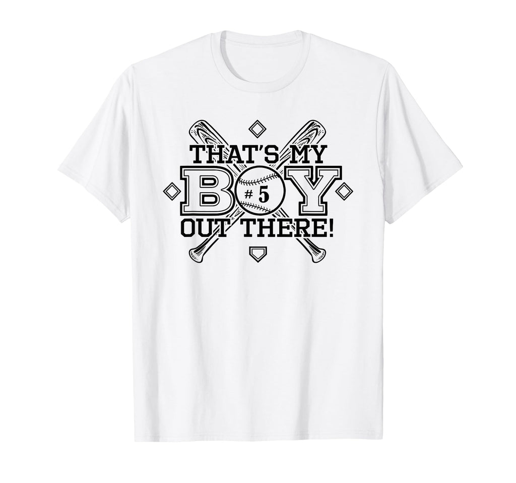 Baseball Mom Dad Thats My Proud Parent T-Shirt - Graphic Print Men Women - T-Shirt, Sweatshirt, Hoodie