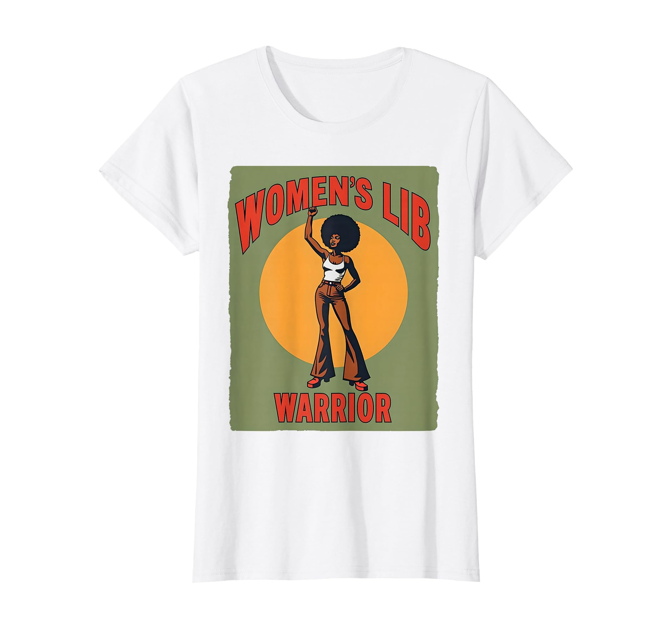 Womens Lib Warrior 70S Feminist T-Shirt - Trendy Graphic Men Women - T-Shirt, Sweatshirt, Hoodie