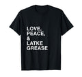 Funny Hanukkah Gift Love Peace And T-Shirt - Aesthetic Graphic Men Women - T-Shirt, Sweatshirt, Hoodie
