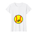 Pregnant Softball Mom Pregnancy T-Shirt - Fun Novelty Design Unisex - T-Shirt, Sweatshirt, Hoodie