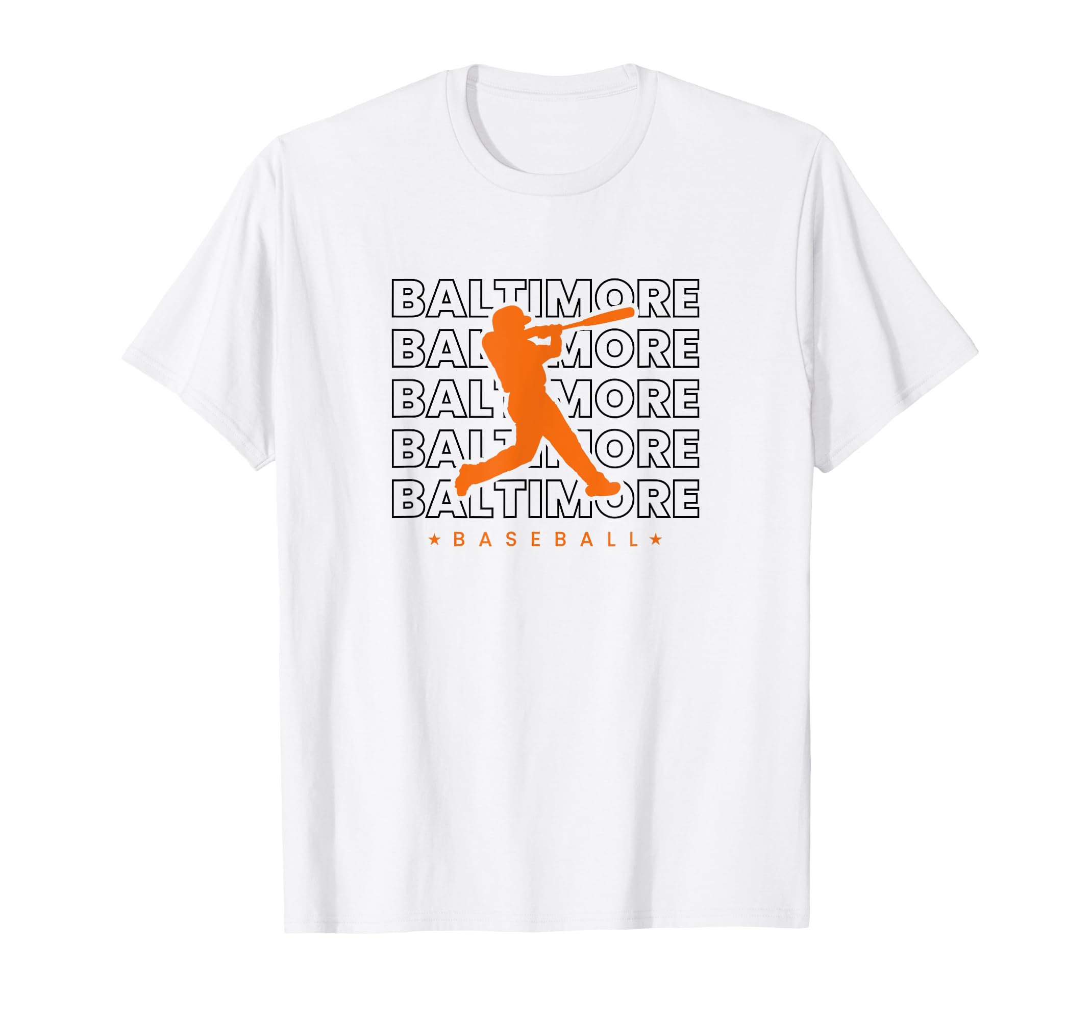 Baltimore Baseball Minimalist Classy T-Shirt - Graphic Print for Adults - T-Shirt, Sweatshirt, Hoodie
