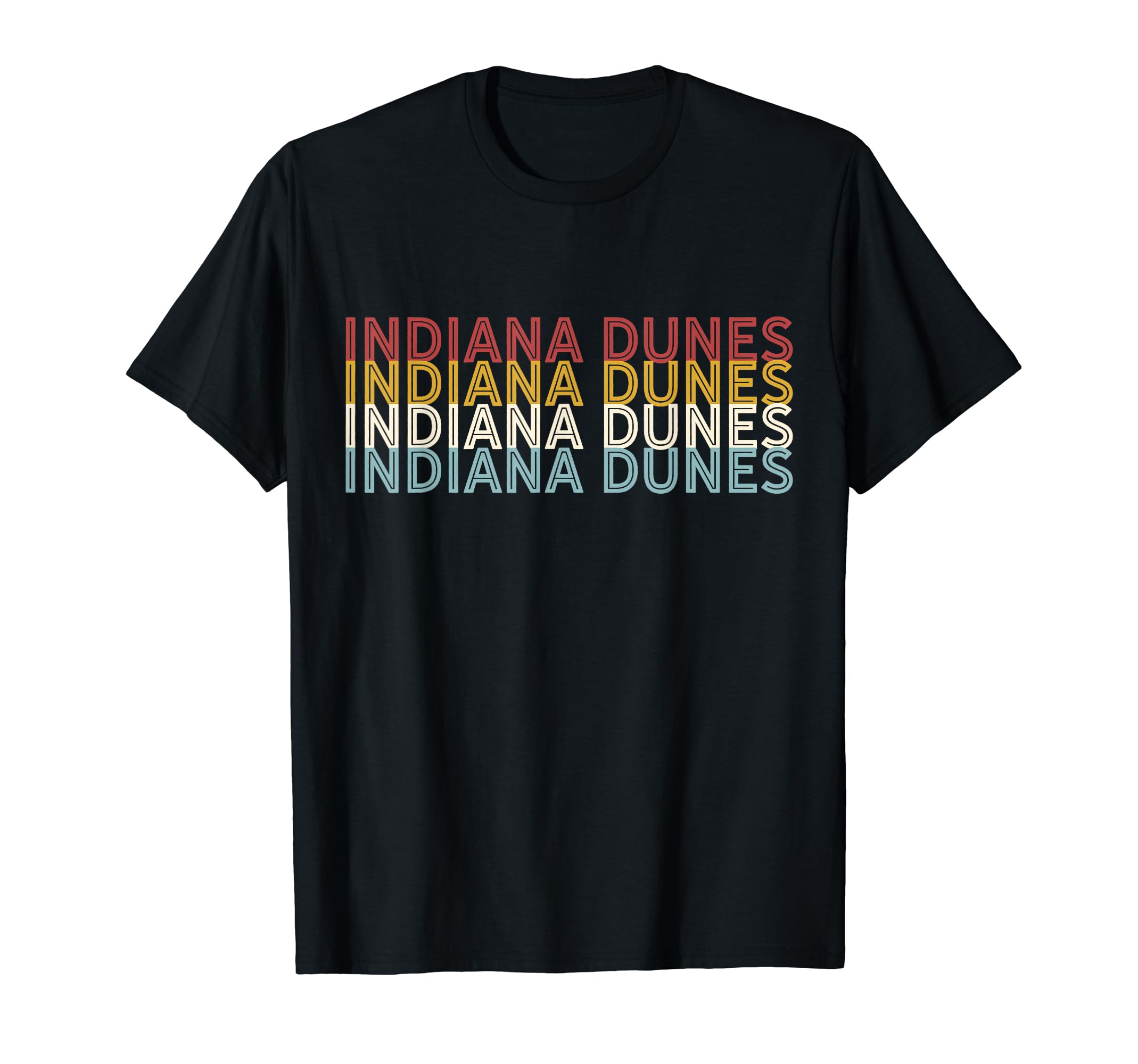 70S Usa Indiana Dunes National Park T-Shirt - Casual Everyday Wear Unisex - T-Shirt, Sweatshirt, Hoodie