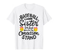 Baseball Sister Softball Heart Sport T-Shirt - Unique Graphic for Adults - T-Shirt, Sweatshirt, Hoodie