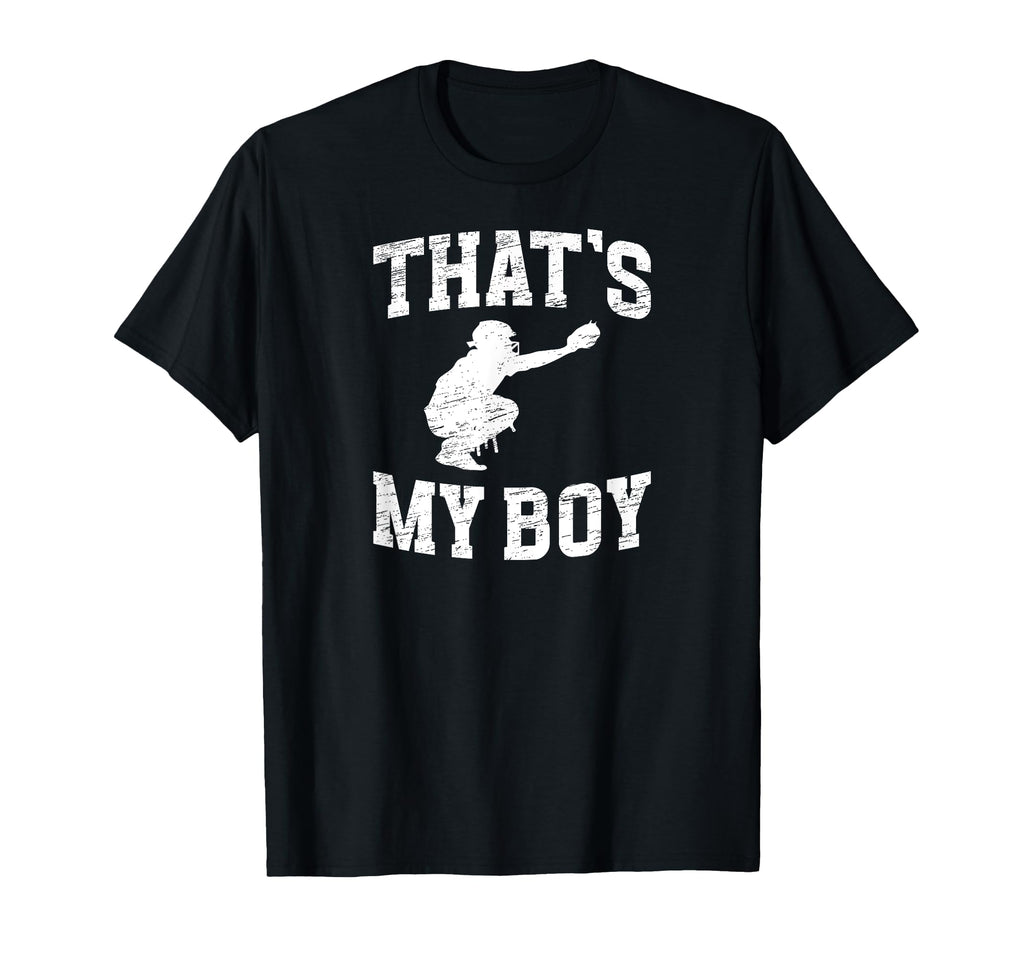 Thats My Baseball Catcher Dad T-Shirt - Custom Art Print Men Women - T-Shirt, Sweatshirt, Hoodie