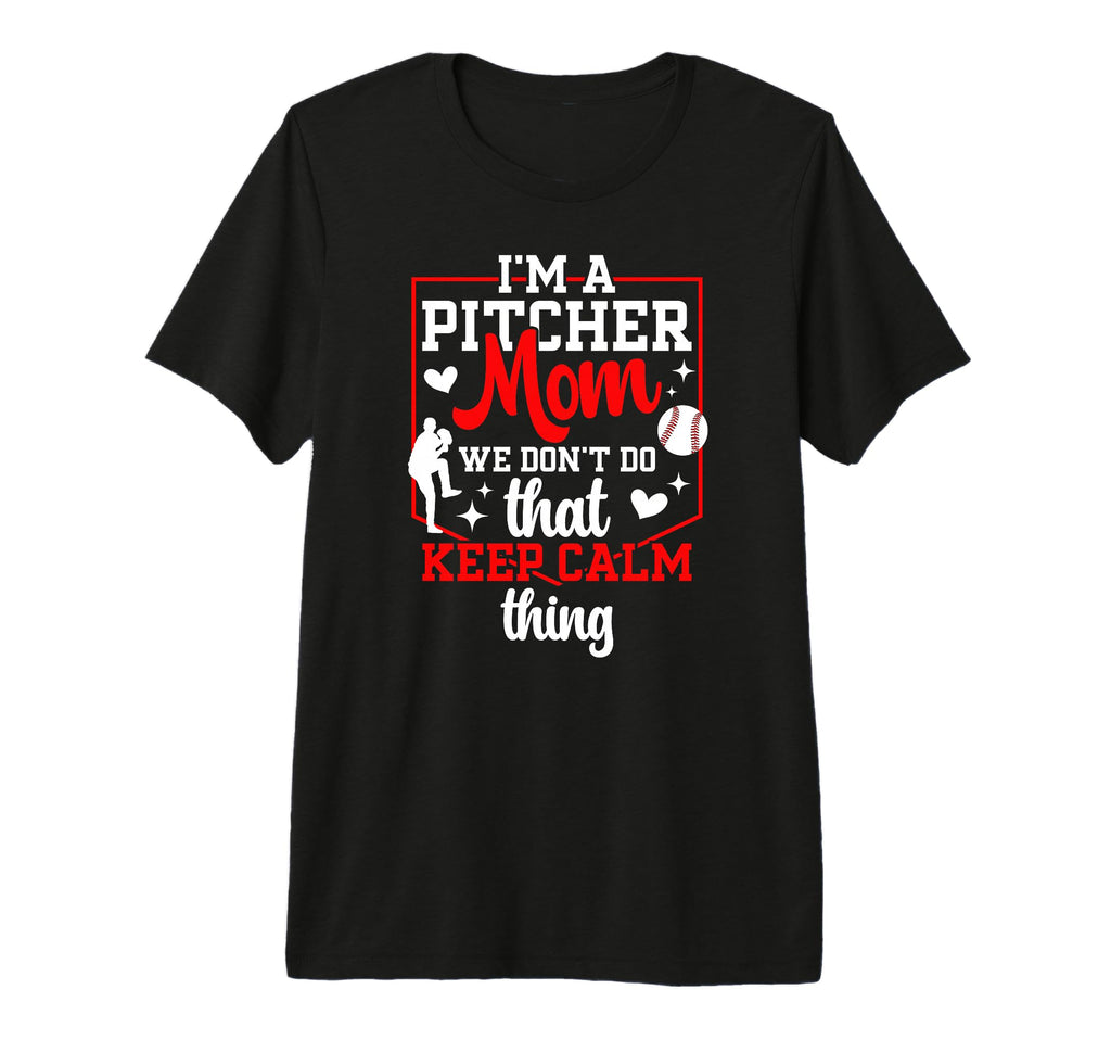 Im Baseball Pitcher Mom Baseball T-Shirt - Streetwear Style Men Women - T-Shirt, Sweatshirt, Hoodie