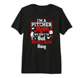 Im Baseball Pitcher Mom Baseball T-Shirt - Streetwear Style Men Women - T-Shirt, Sweatshirt, Hoodie