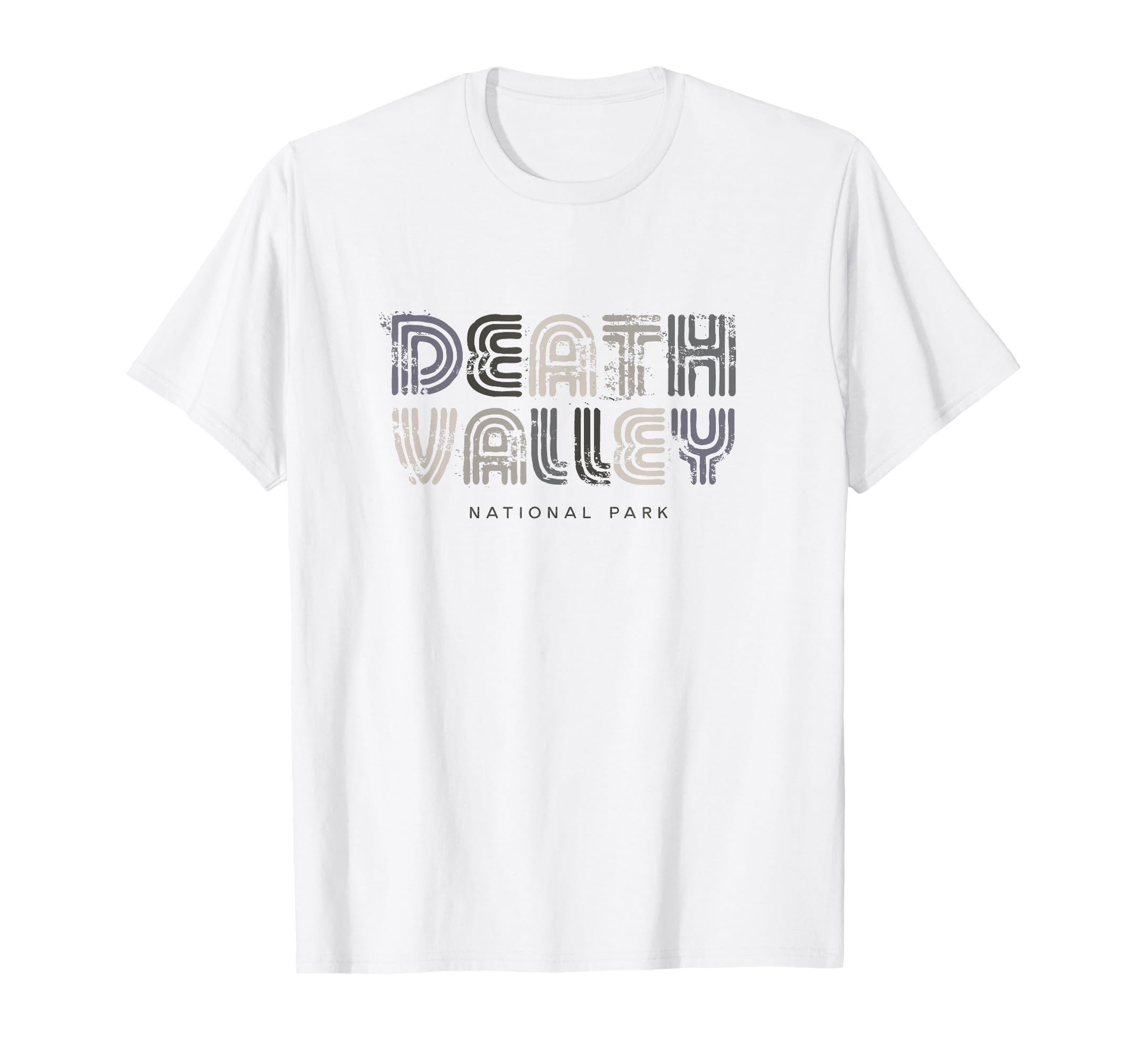 Death Valley National Park 70S 80S Type T-Shirt - Custom Art Print Unisex - T-Shirt, Sweatshirt, Hoodie