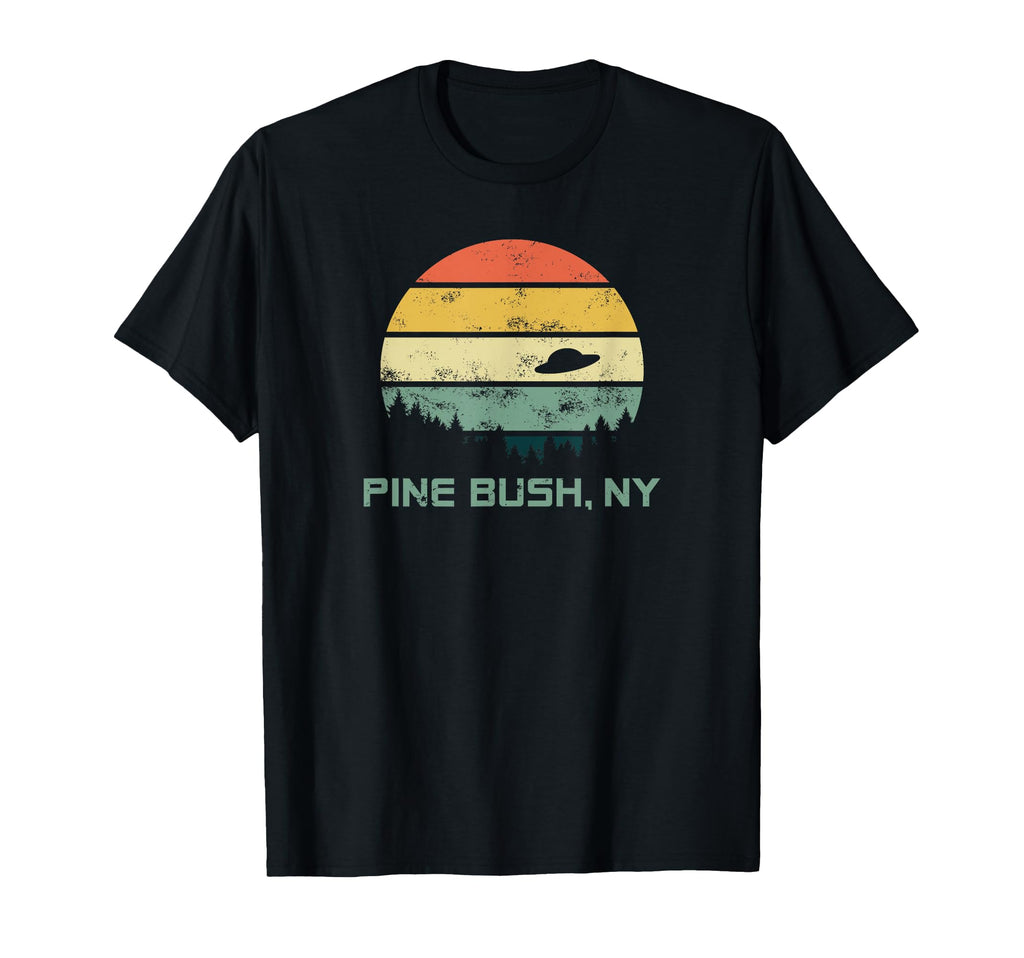 Pine Bush Ny Alien Distressed T-Shirt - Aesthetic Graphic for Adults - T-Shirt, Sweatshirt, Hoodie