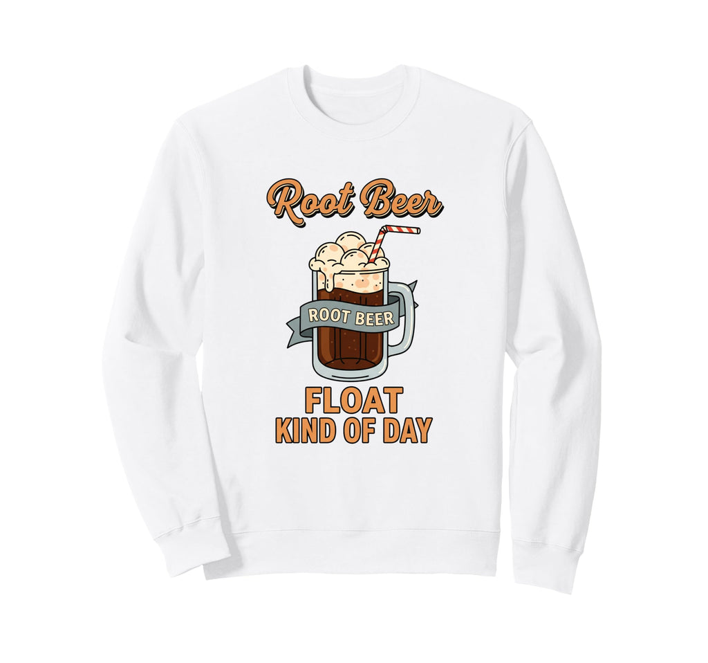 Root Beer Float Kind Day Soda Sweatshirt - Minimalist Print for Adults - T-Shirt, Sweatshirt, Hoodie