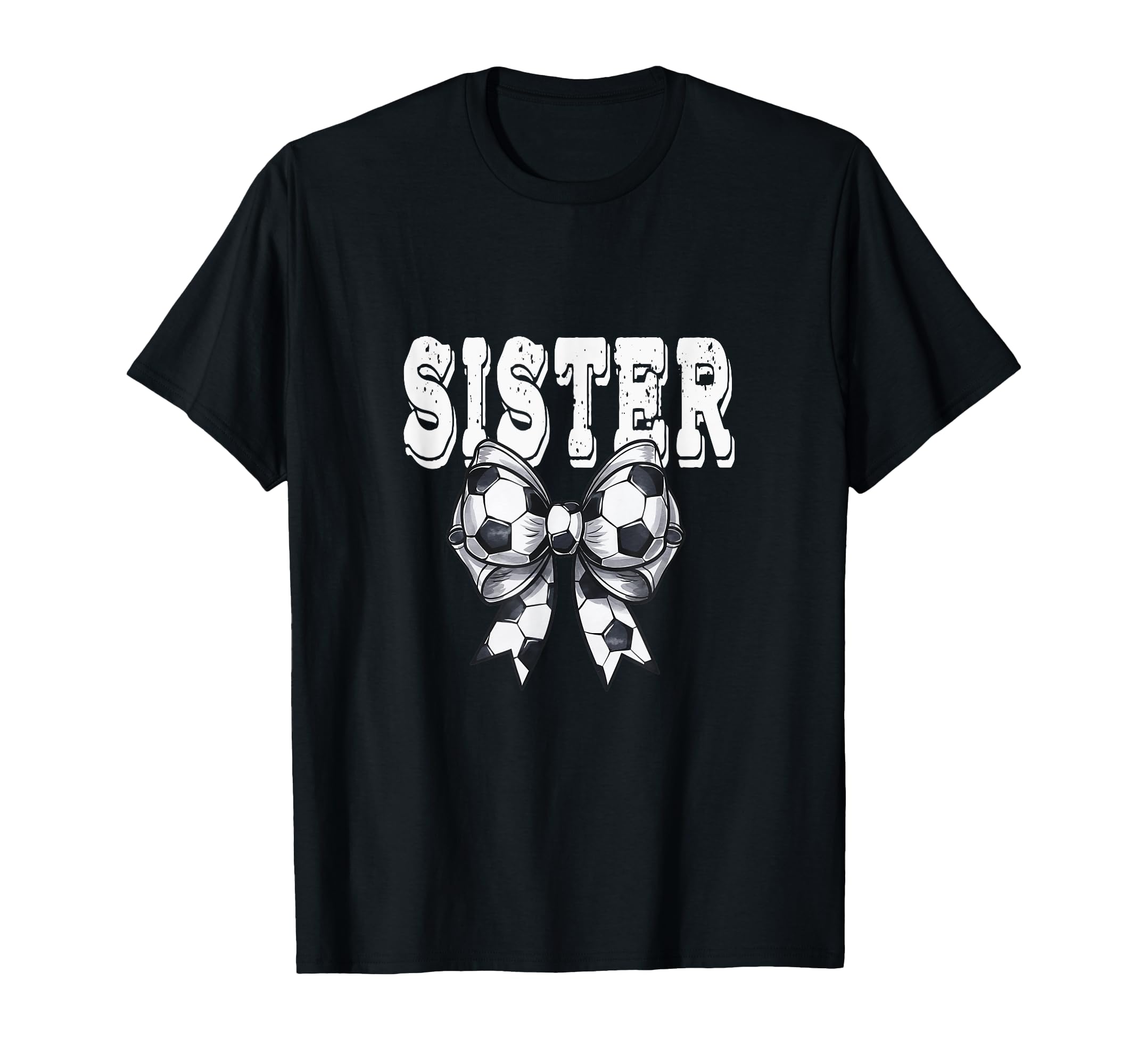 Coquette Soccer Bow Mom Sister T-Shirt - Casual Everyday Wear Unisex - T-Shirt, Sweatshirt, Hoodie