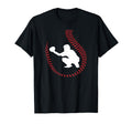 Baseball Catcher Ball Stitch T-Shirt - Minimalist Print for Adults - T-Shirt, Sweatshirt, Hoodie