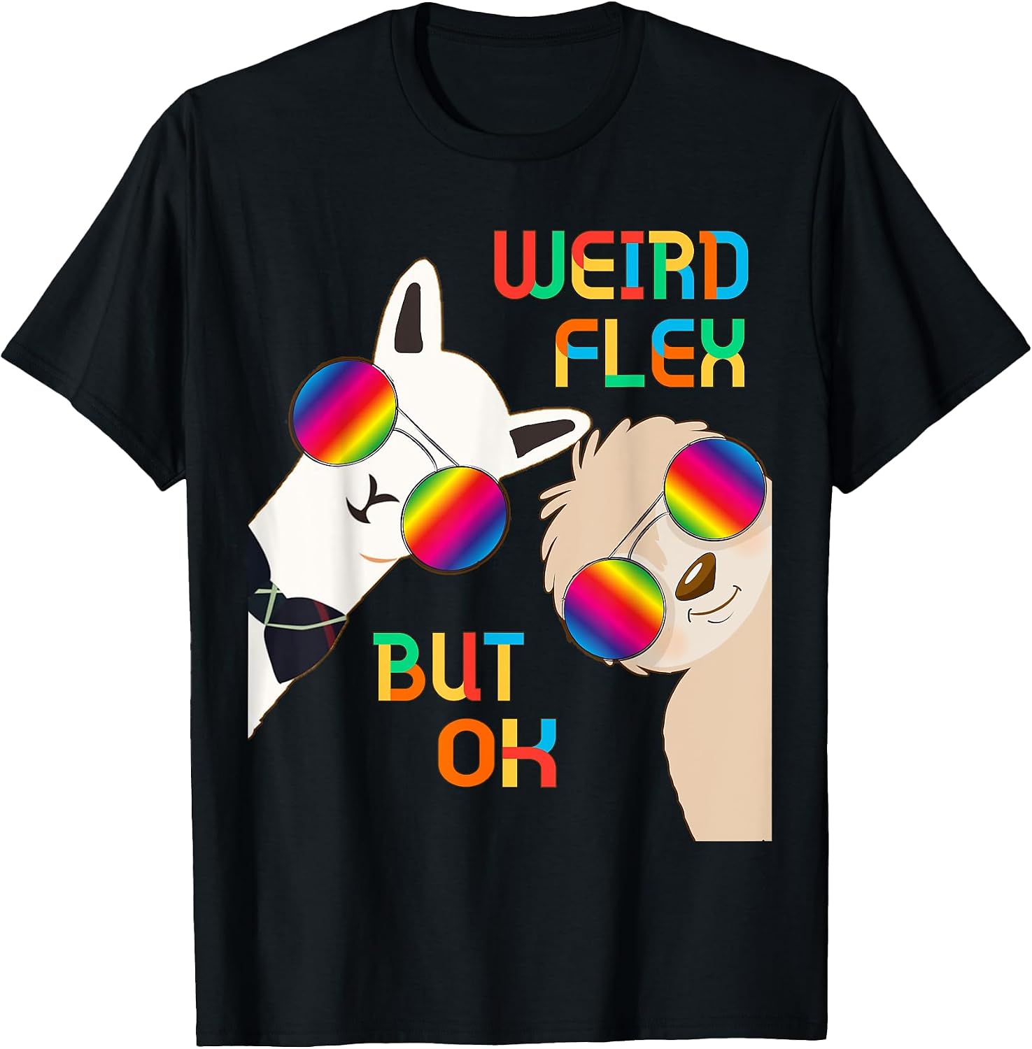 Odd LLama Sloth Alpaca Fun - Adult & Kids T-Shirts, Sweatshirts & Hoodies apparel design preview 1