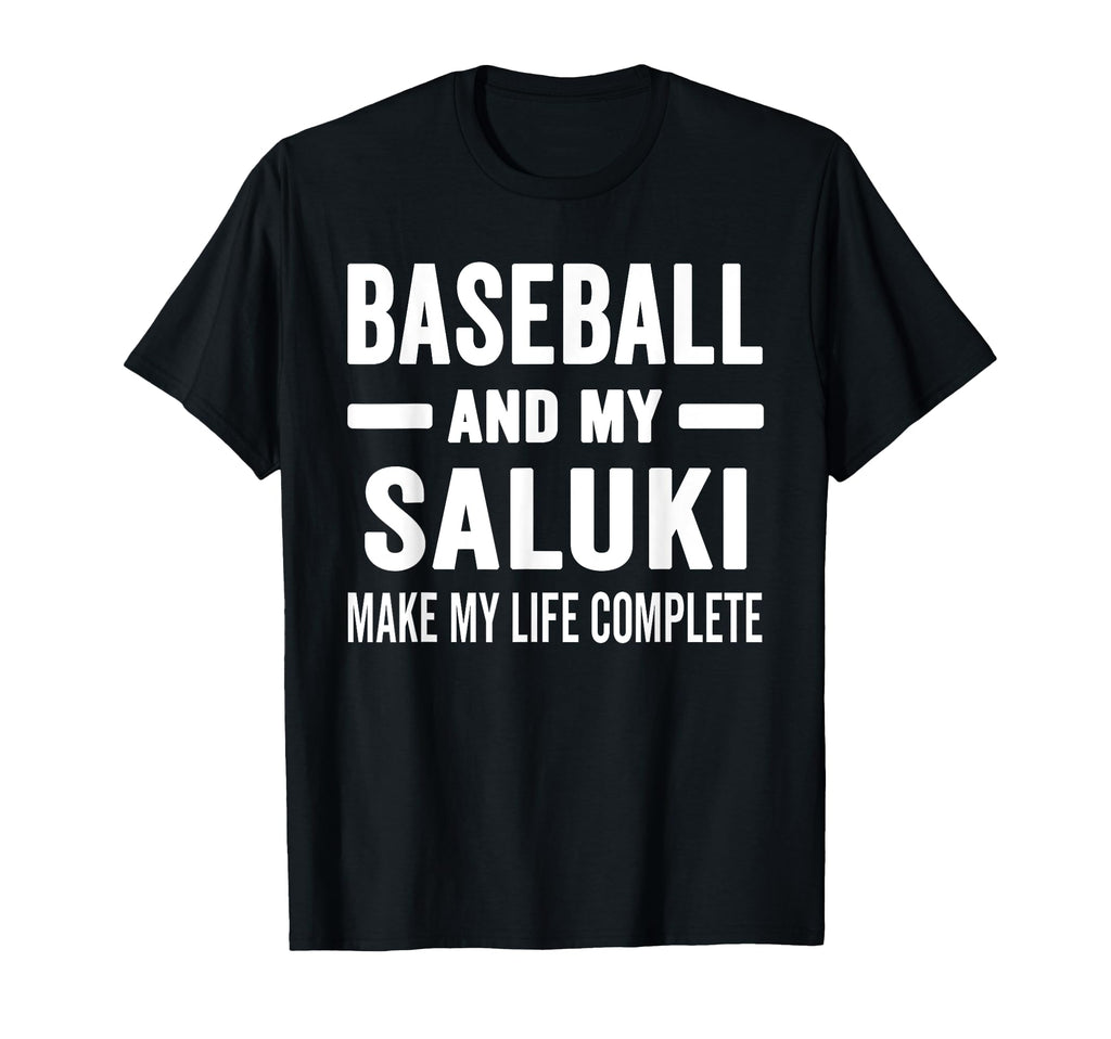Baseball And My Saluki Mama Dog Lover T-Shirt - Streetwear Style Men Women - T-Shirt, Sweatshirt, Hoodie