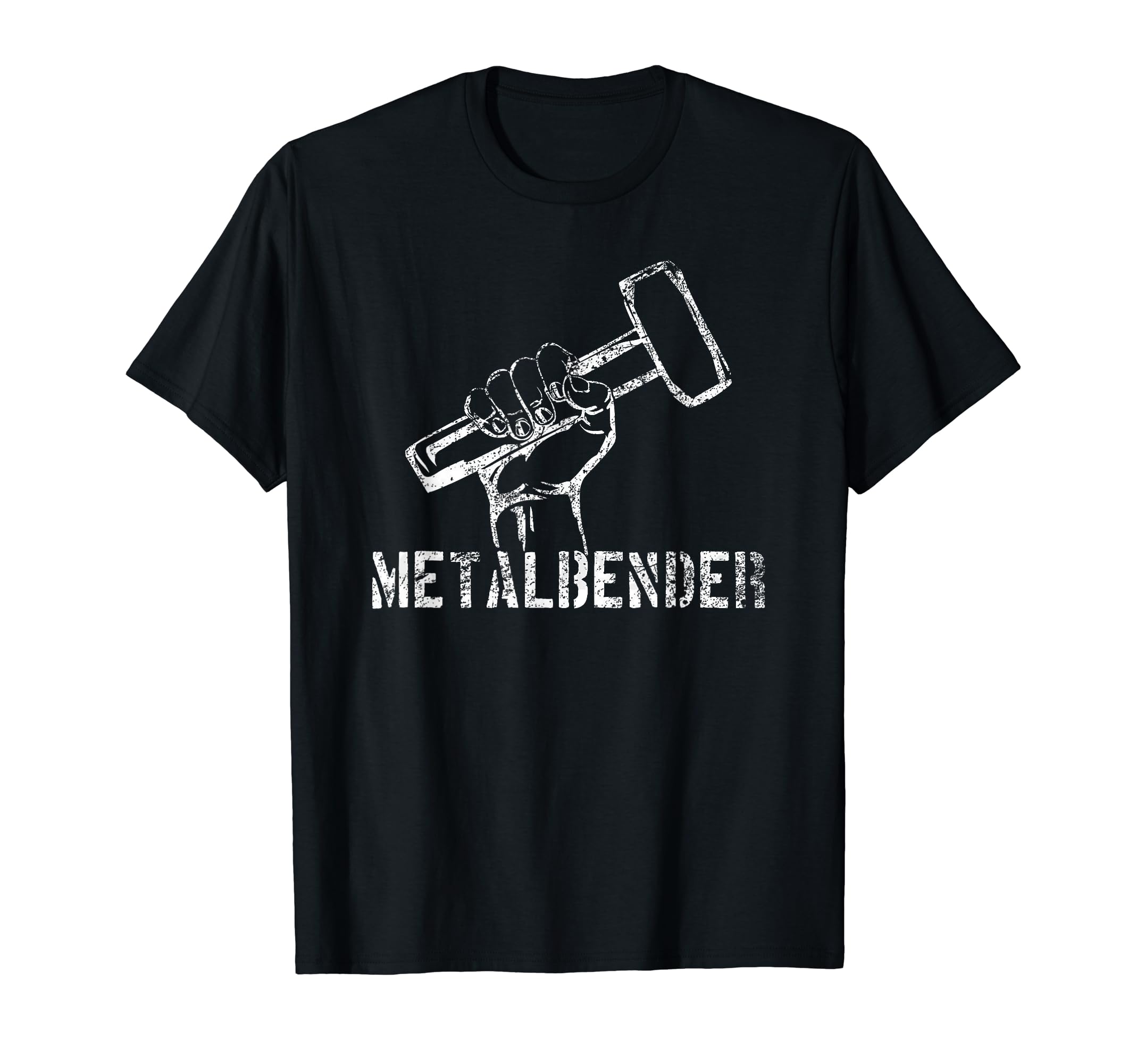 Distressed Blacksmith Metalbender T-Shirt - Fun Novelty Design Men Women - T-Shirt, Sweatshirt, Hoodie