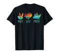 Peace Love And Cruise Ship T-Shirt - Minimalist Print Unisex - T-Shirt, Sweatshirt, Hoodie