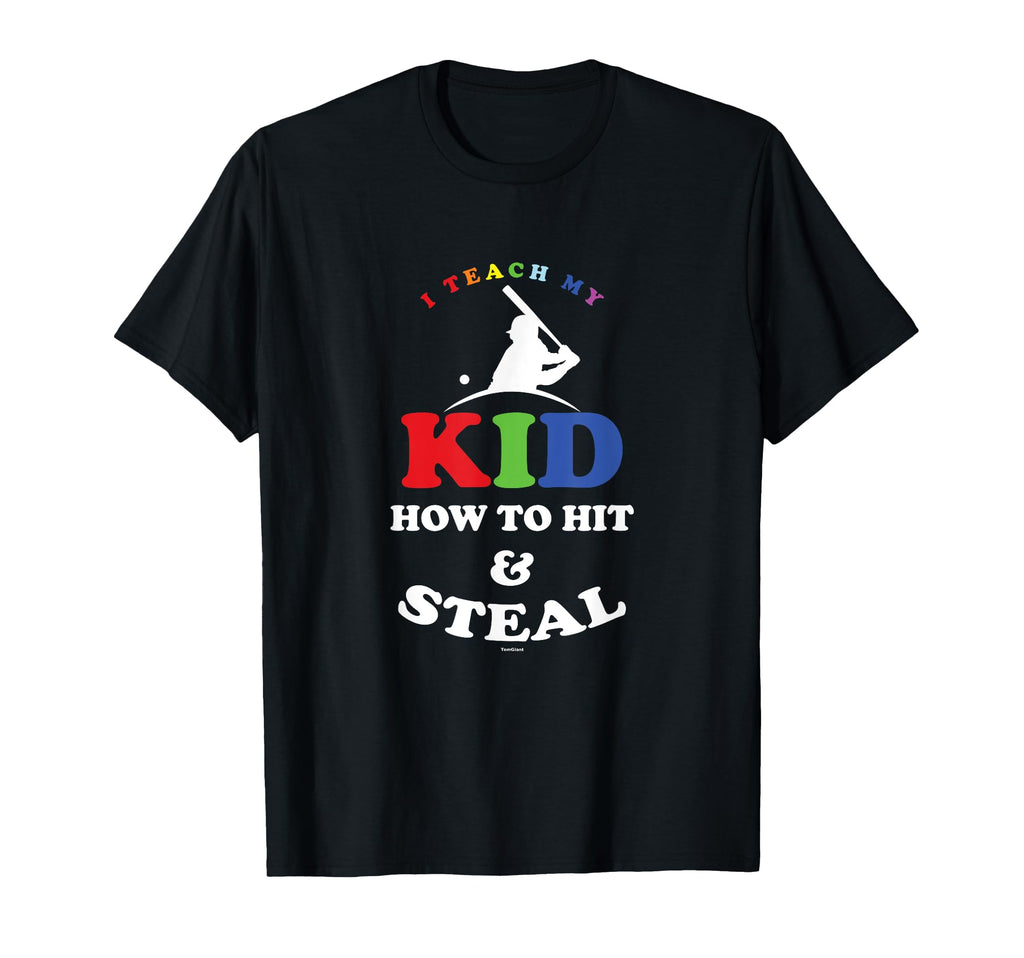 Baseball Softball Father Dad Sport T-Shirt - Minimalist Print Men Women - T-Shirt, Sweatshirt, Hoodie