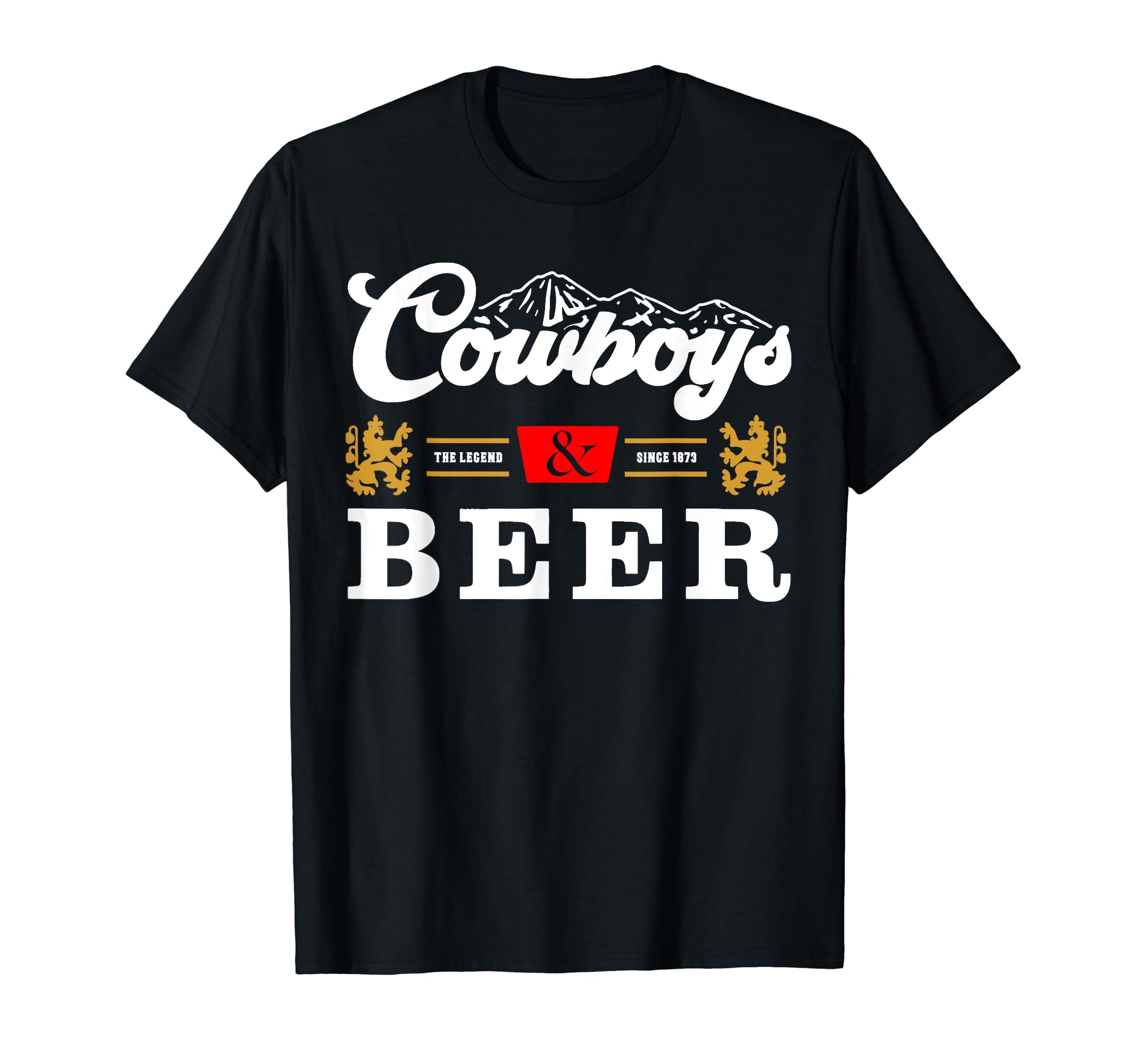 Cowboys And Beer Vibe Western T-Shirt - Casual Everyday Wear Men Women - T-Shirt, Sweatshirt, Hoodie