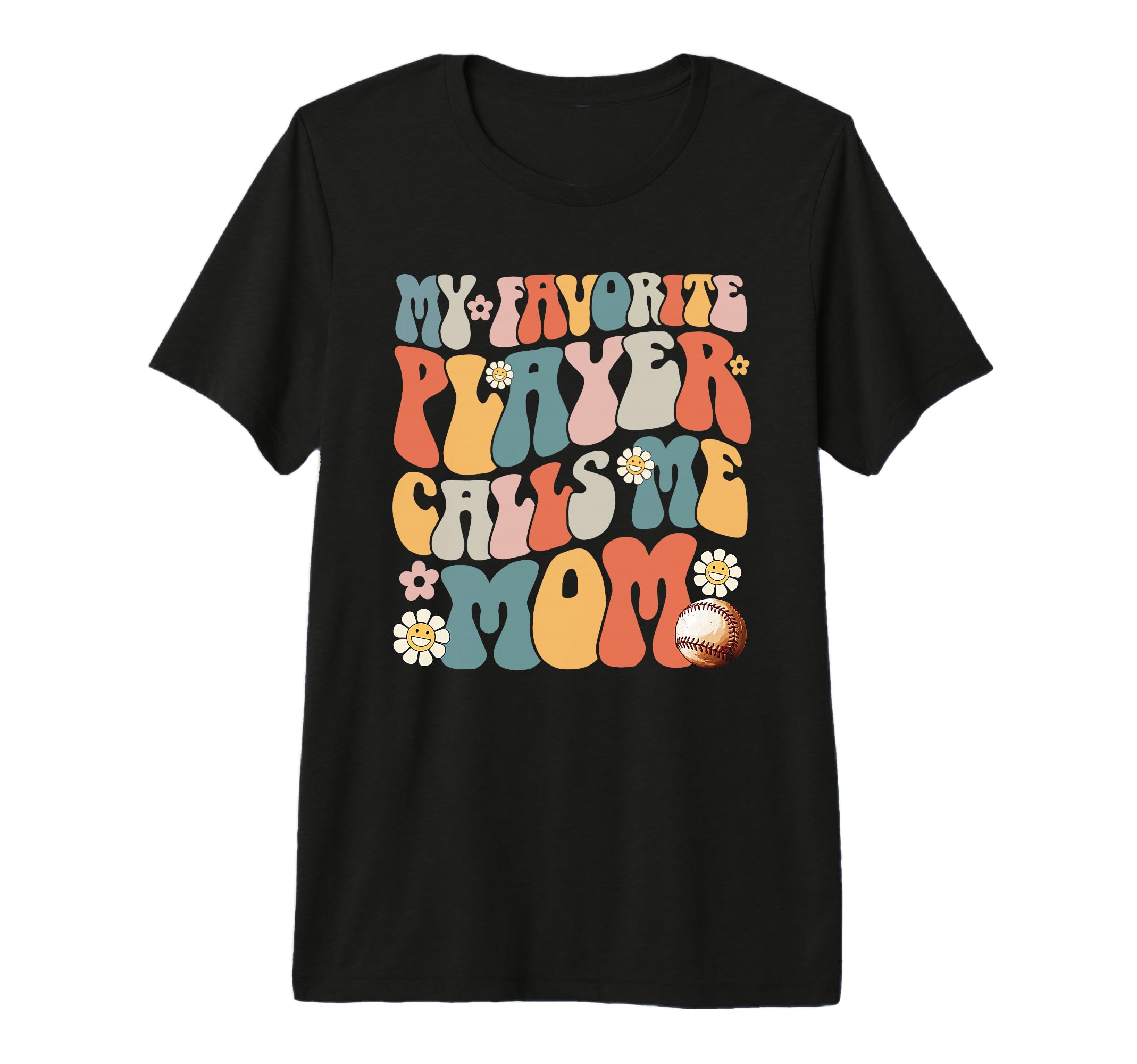 My Favorite Baseball Player Calls Me Mom T-Shirt - Minimalist Print Unisex - T-Shirt, Sweatshirt, Hoodie