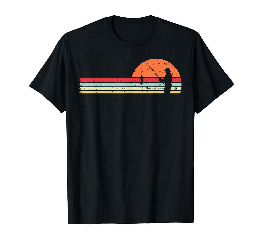Fishing Sunset Angling Fisherman T-Shirt - Custom Art Print Men Women - T-Shirt, Sweatshirt, Hoodie