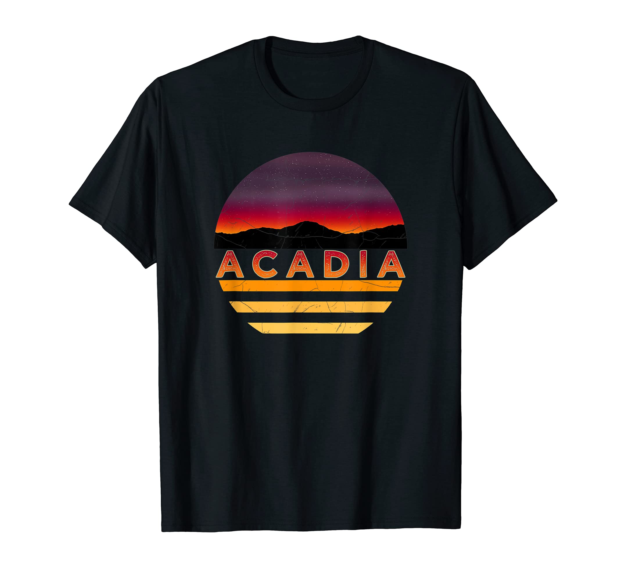 Acadia Distressed Gift T-Shirt - Fun Novelty Design Unisex - T-Shirt, Sweatshirt, Hoodie
