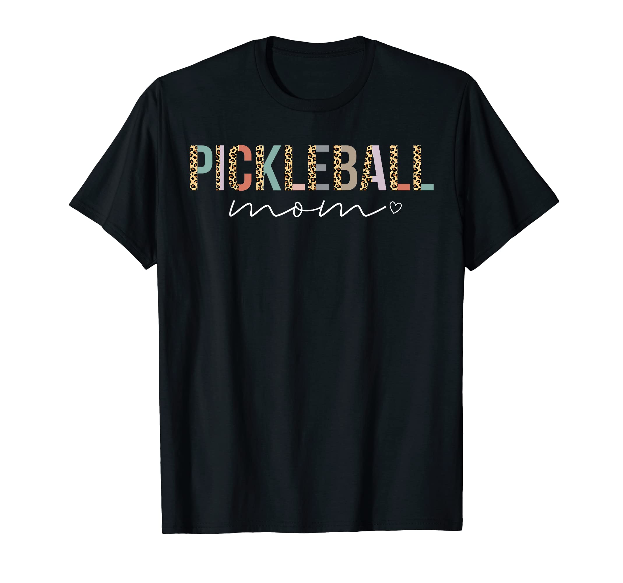 Pickleball Mom Gift Leopard Baseball T-Shirt - Unique Graphic Men Women - T-Shirt, Sweatshirt, Hoodie