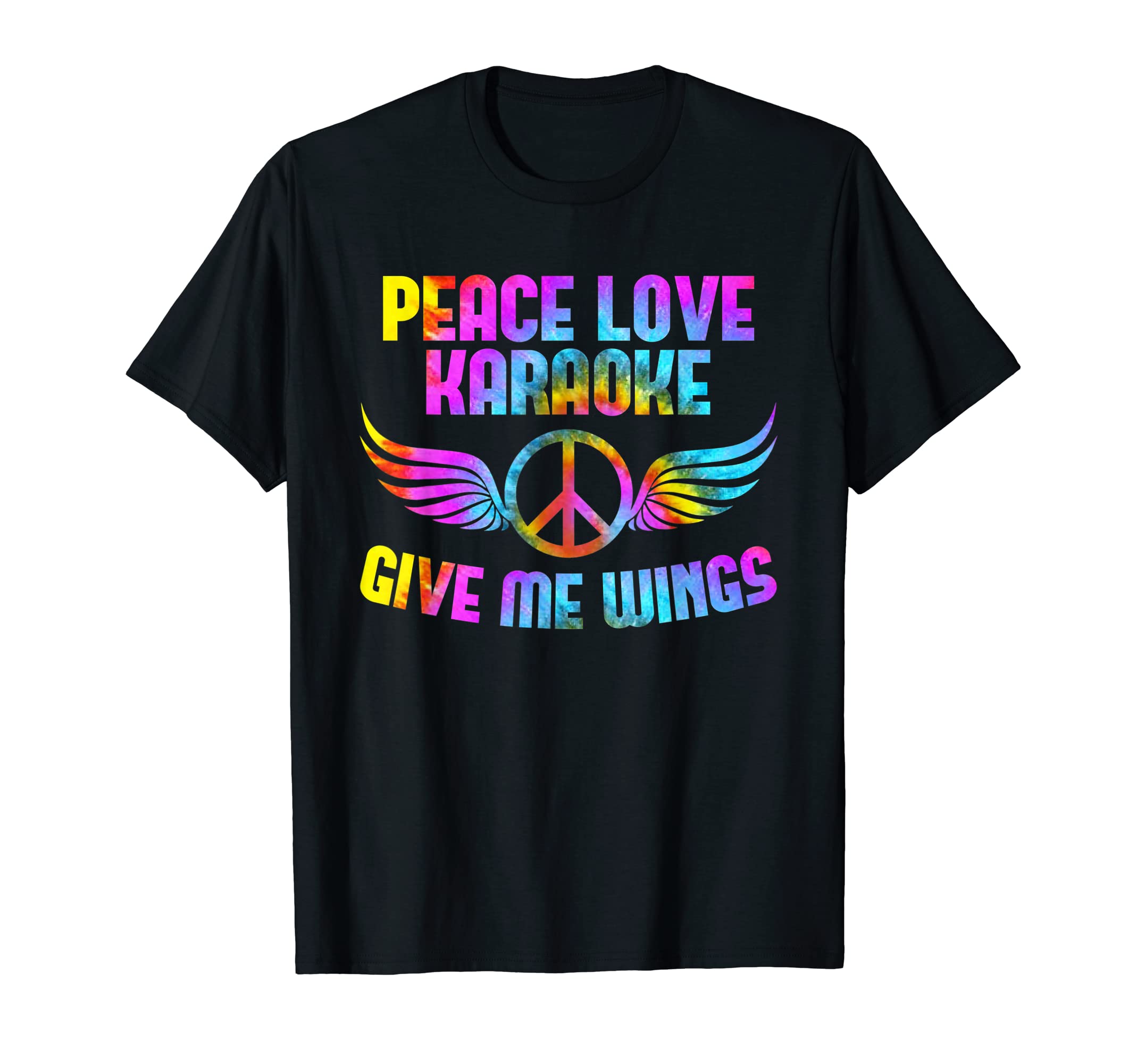 Peace Sign Singer Karaoke Bar T-Shirt - Fun Novelty Design for Adults - T-Shirt, Sweatshirt, Hoodie