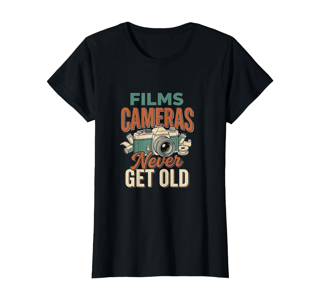 Womens Camera Collector Photographer T-Shirt - Streetwear Style for Adults - T-Shirt, Sweatshirt, Hoodie