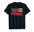 Funny Baseball Patriotic Us Flag T-Shirt - Streetwear Style for Adults - T-Shirt, Sweatshirt, Hoodie