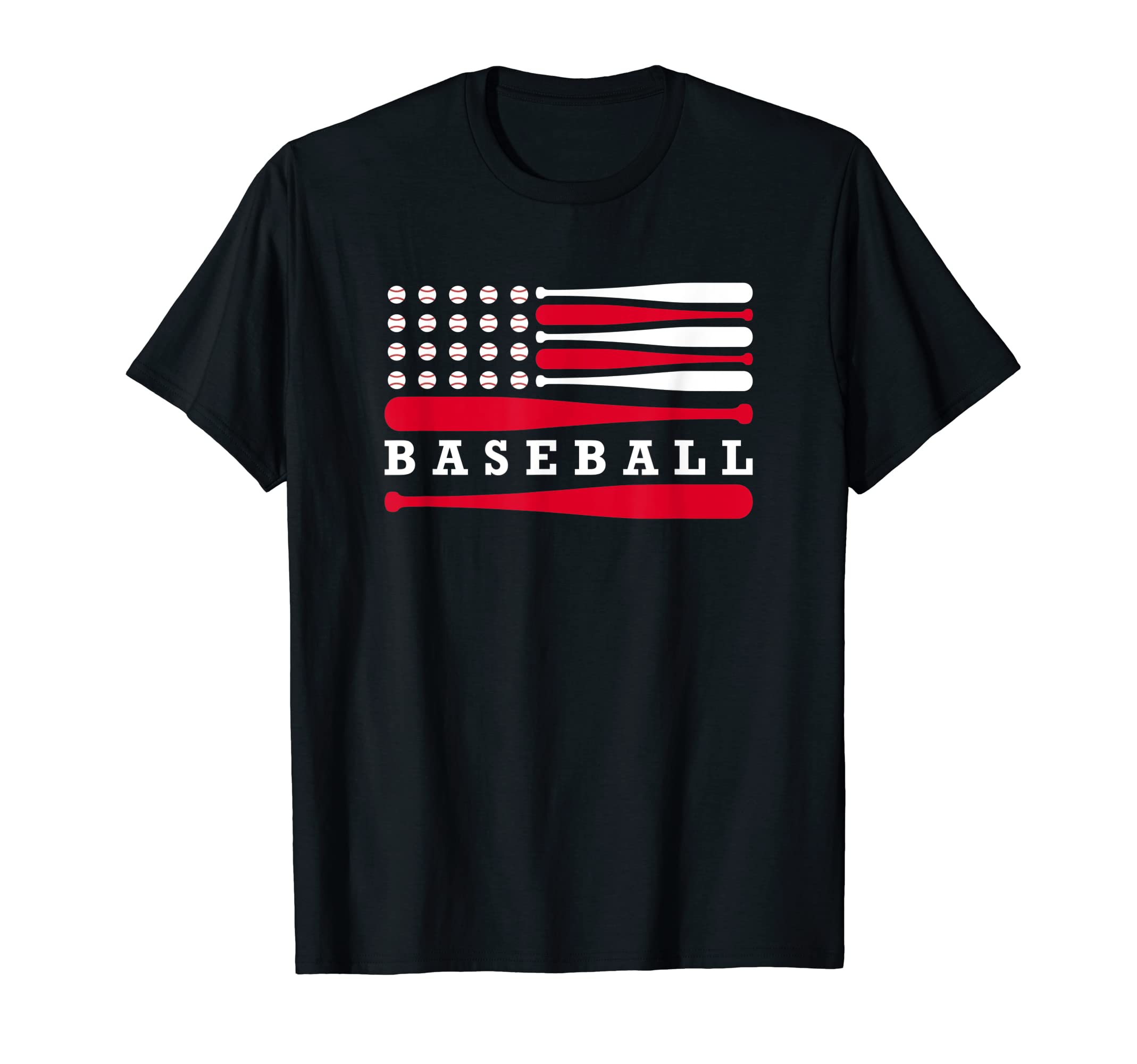 Funny Baseball Patriotic Us Flag T-Shirt - Streetwear Style for Adults - T-Shirt, Sweatshirt, Hoodie
