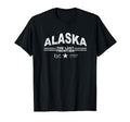 Alaska Last Frontier Distressed Gift T-Shirt - Minimalist Print for Adults - T-Shirt, Sweatshirt, Hoodie