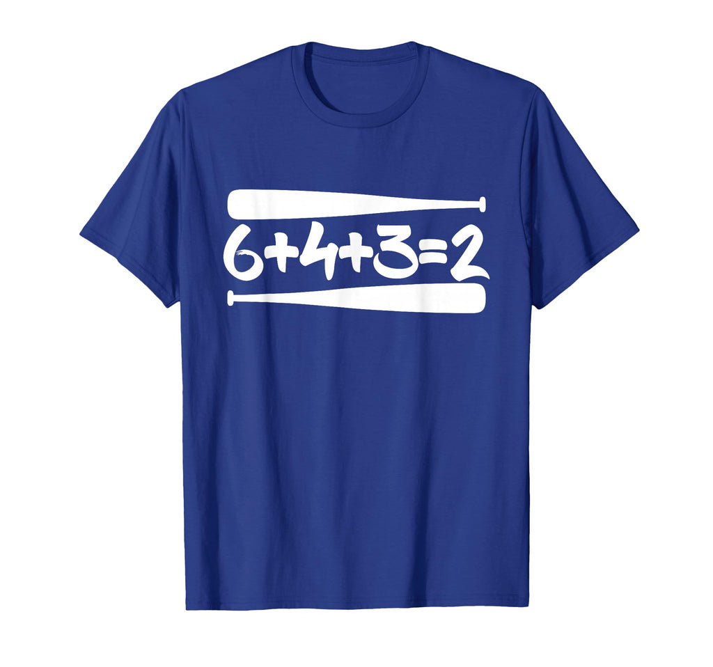 643 2 Baseball Double Play Mom Dad T-Shirt - Novelty Apparel Men Women - T-Shirt, Sweatshirt, Hoodie