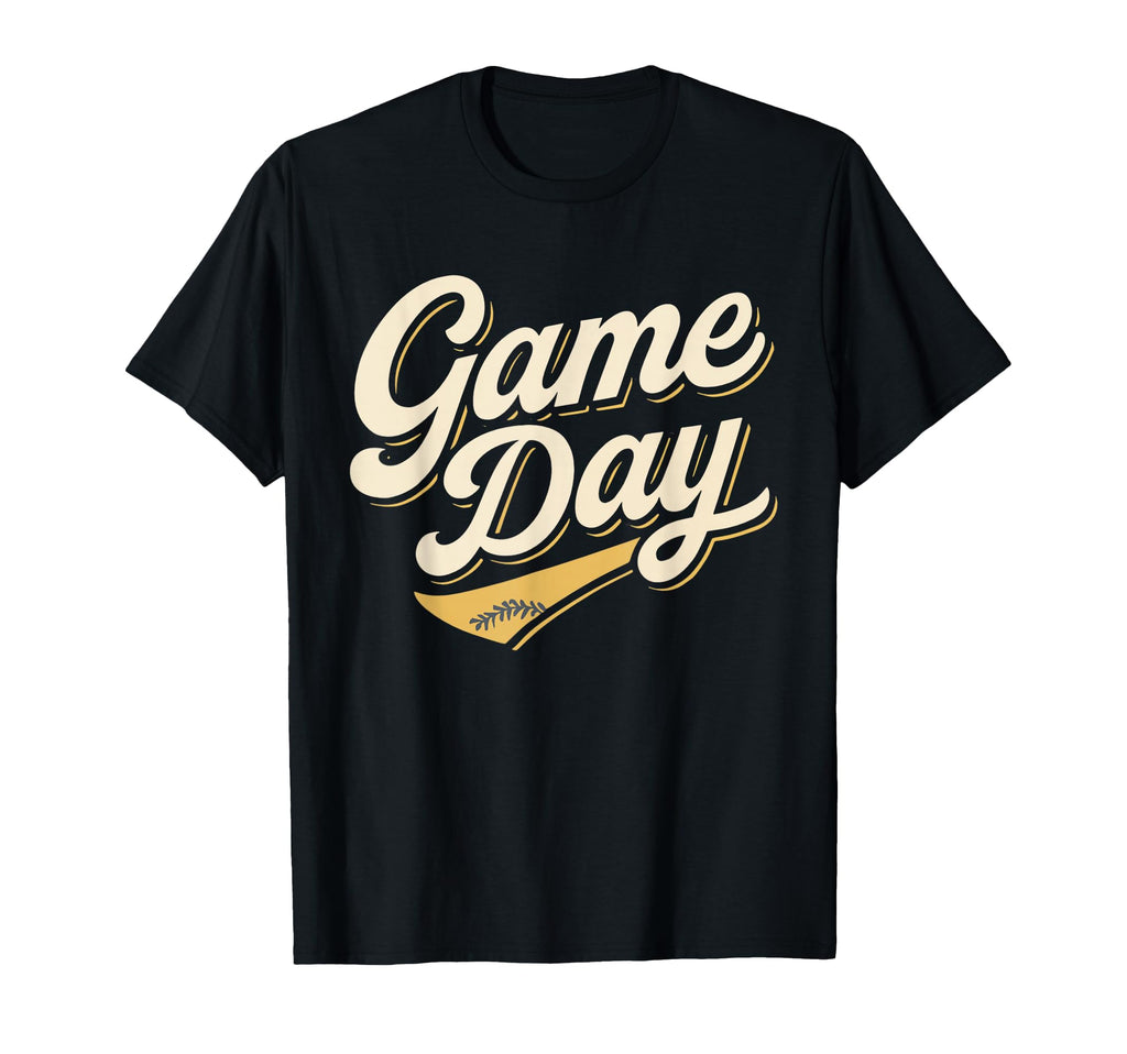 Game Day Softball Mom Life Script T-Shirt - Novelty Apparel Men Women - T-Shirt, Sweatshirt, Hoodie