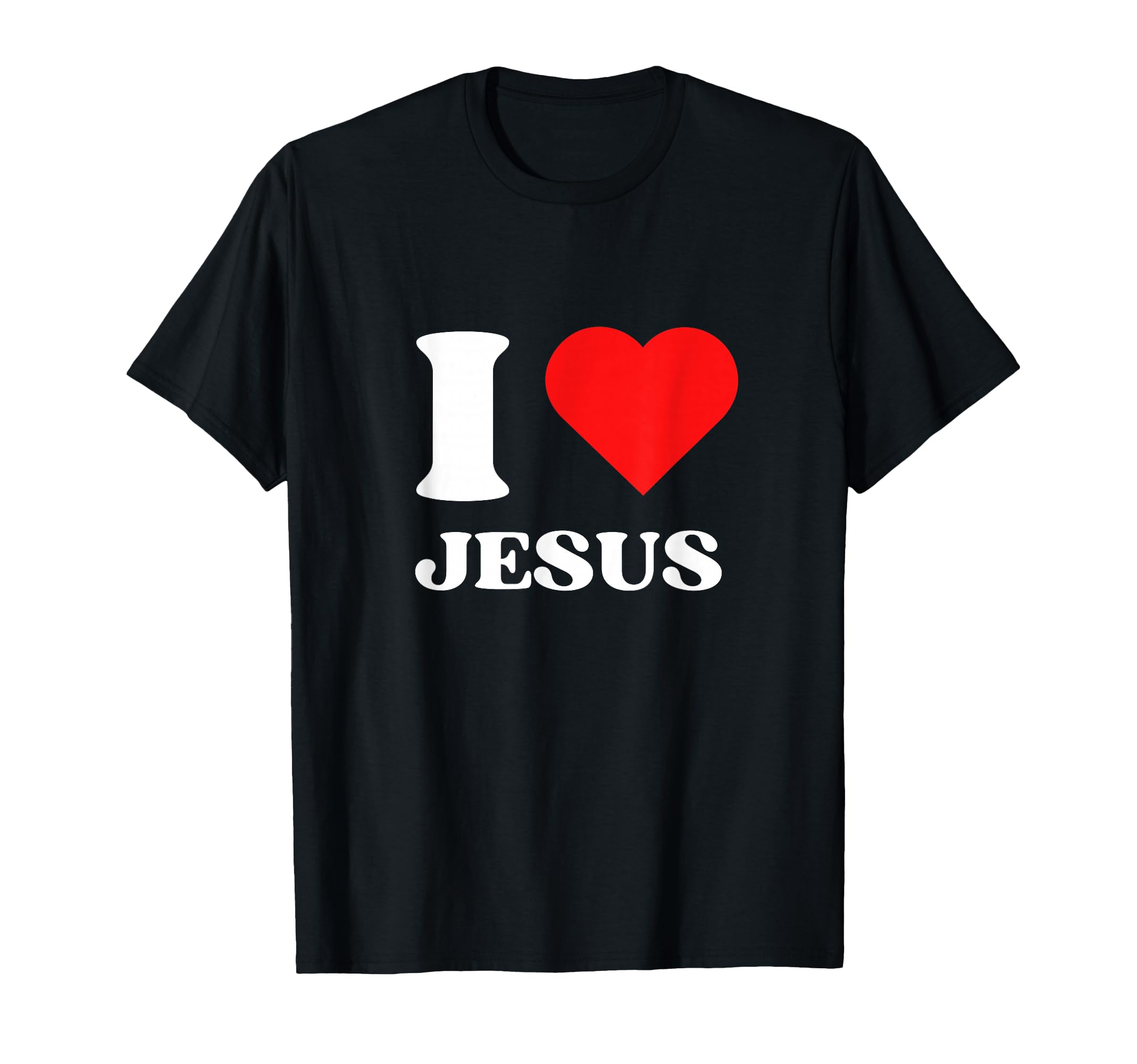 I Love Jesus I Heart Jesus Y2K T-Shirt - Minimalist Print for Adults - T-Shirt, Sweatshirt, Hoodie