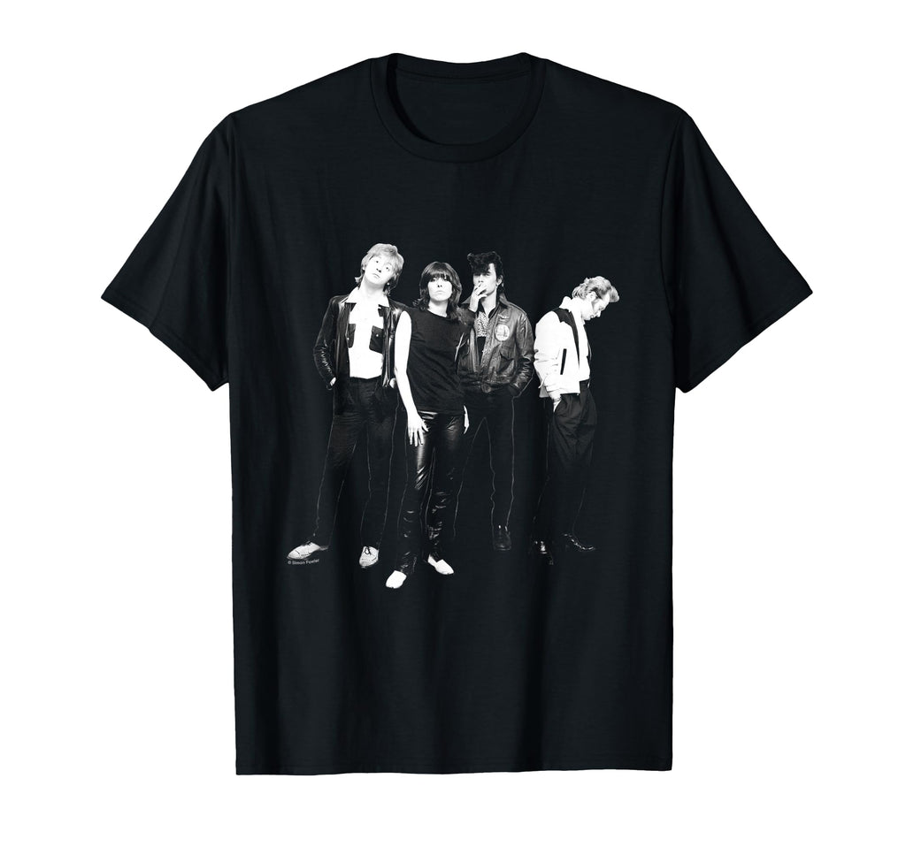 Pretenders B W Band Photo Simon T-Shirt - Casual Everyday Wear for Adults - T-Shirt, Sweatshirt, Hoodie