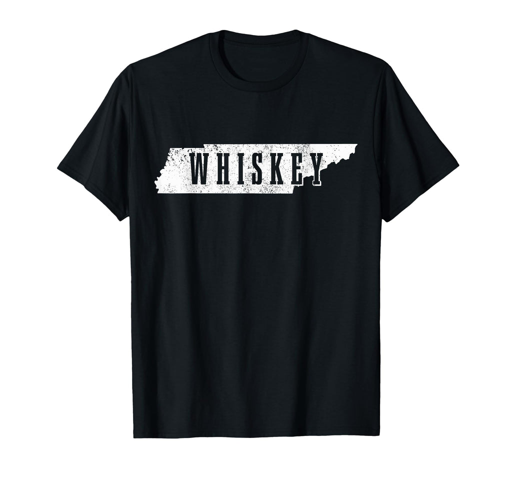 Tennessee Whiskey State Map Bourbon T-Shirt - Graphic Print Men Women - T-Shirt, Sweatshirt, Hoodie