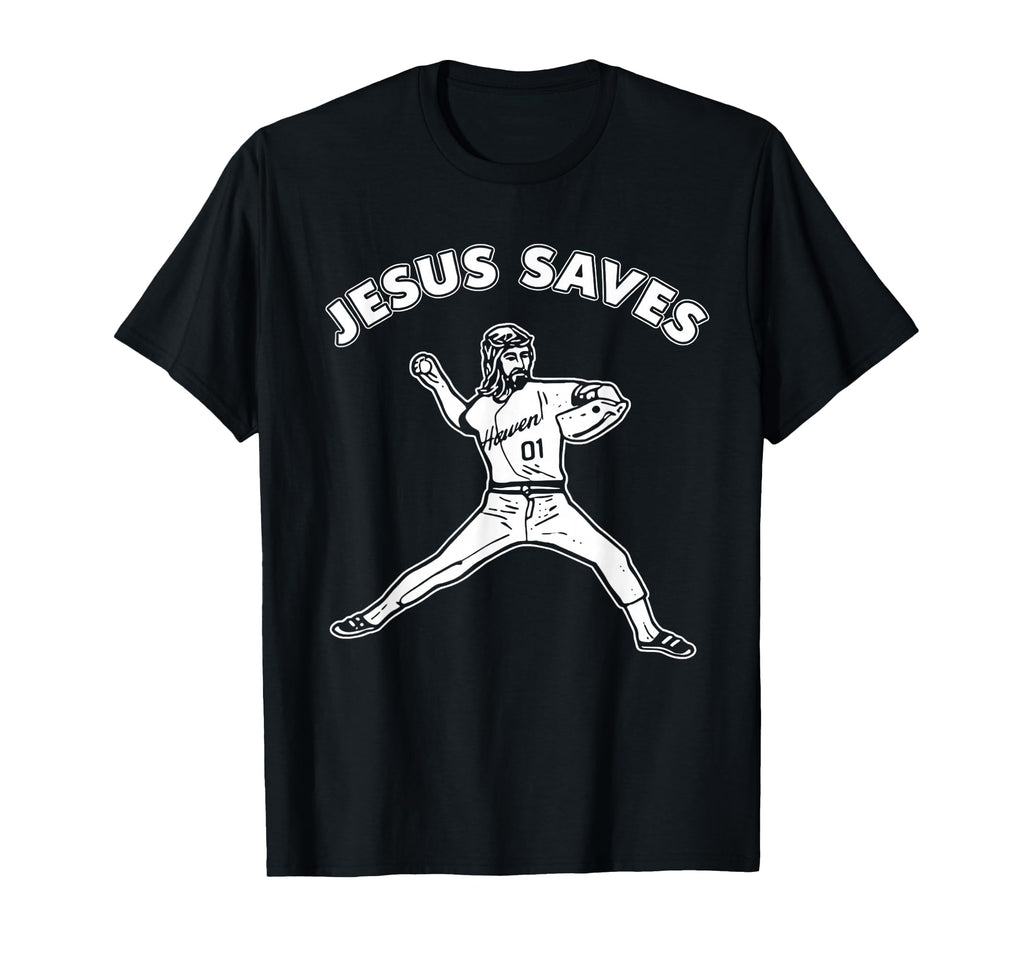 Jesus Saves Religious Christian T-Shirt - Custom Art Print for Adults - T-Shirt, Sweatshirt, Hoodie