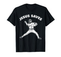 Jesus Saves Religious Christian T-Shirt - Custom Art Print for Adults - T-Shirt, Sweatshirt, Hoodie