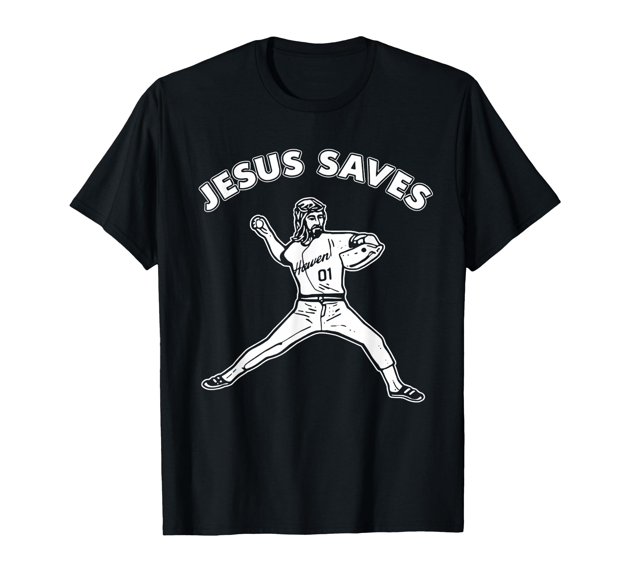 Jesus Saves Religious Christian T-Shirt - Custom Art Print for Adults - T-Shirt, Sweatshirt, Hoodie