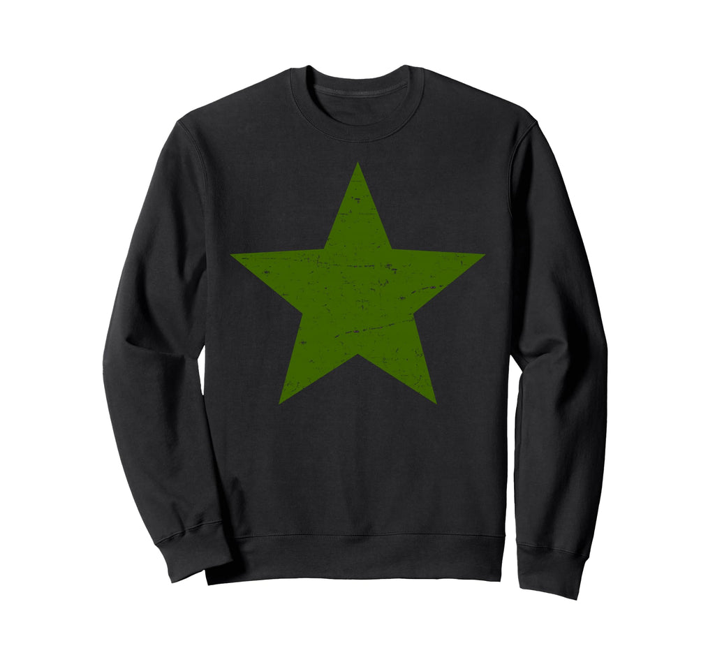 Grunge Alternative Distressed Green Sweatshirt - Custom Art Print Unisex - T-Shirt, Sweatshirt, Hoodie