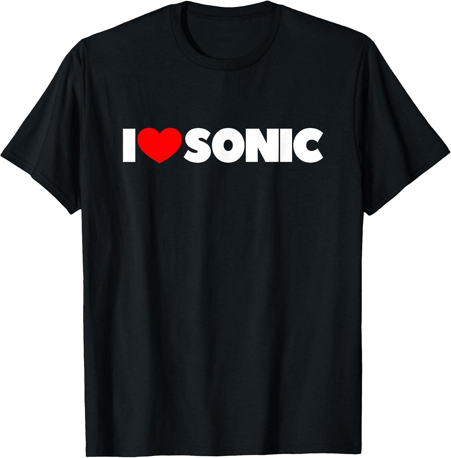 I Love Sonic - Adult & Kids T-Shirts, Sweatshirts & Hoodies apparel design preview 1