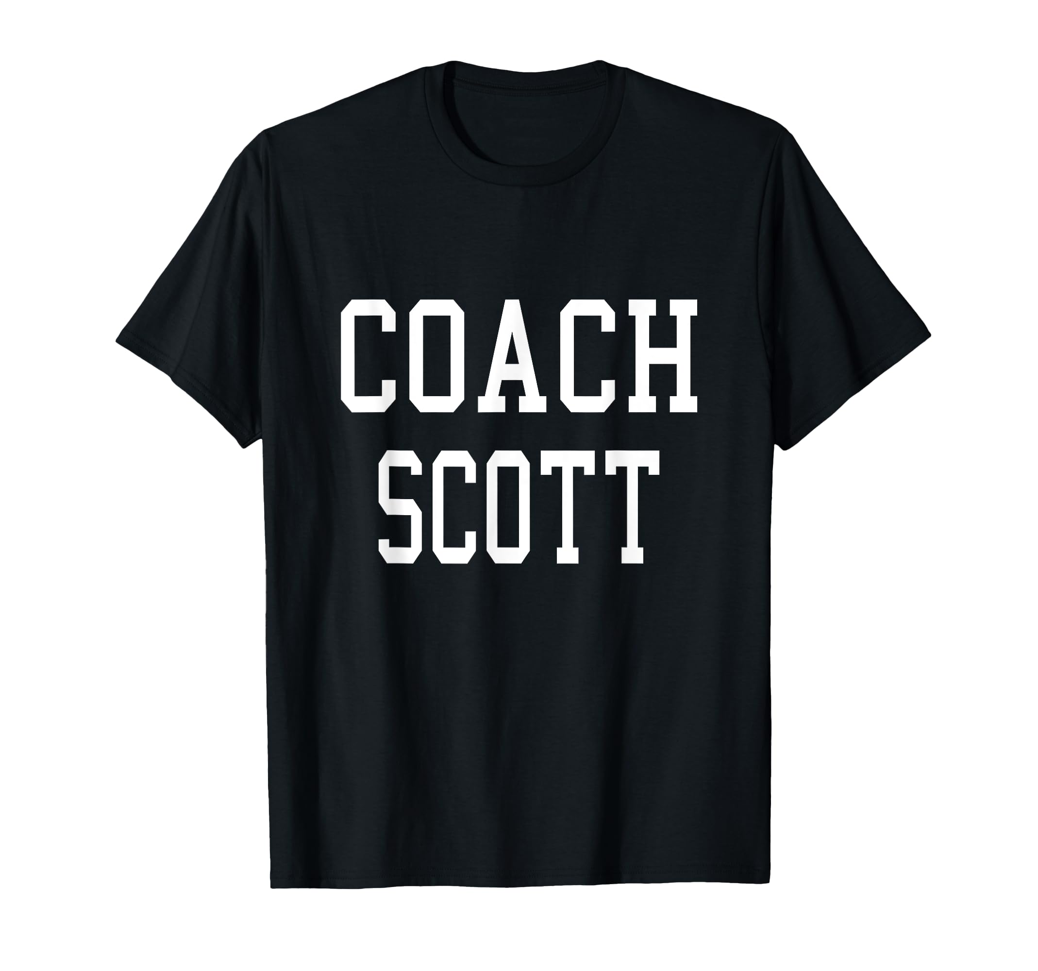 Coach Scott Custom Football Soccer T-Shirt - Trendy Graphic Unisex - T-Shirt, Sweatshirt, Hoodie